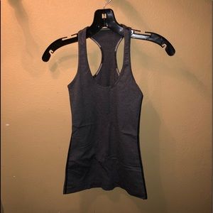 A fitted Lululemon tank
